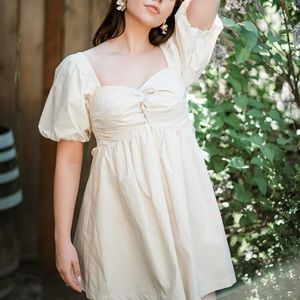 NWT EN SAISON Caroline Poplin Babydoll Dress